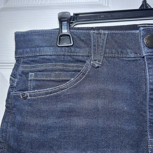 Democracy AB Solution Women’s Dark Indigo Denim Shorts Size 12 (33.5” x 7”) - Picture 3 of 6